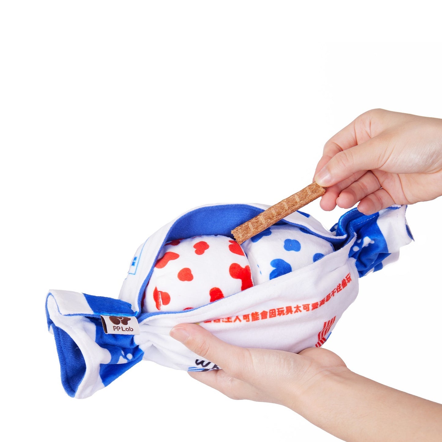 White Rabbit Candy Dog Toy