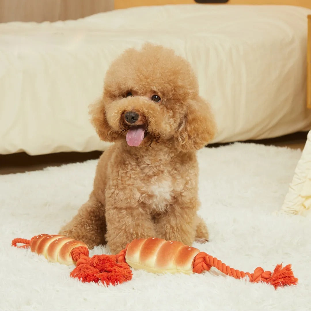 HK Sausage Bun Dog Toy (L)